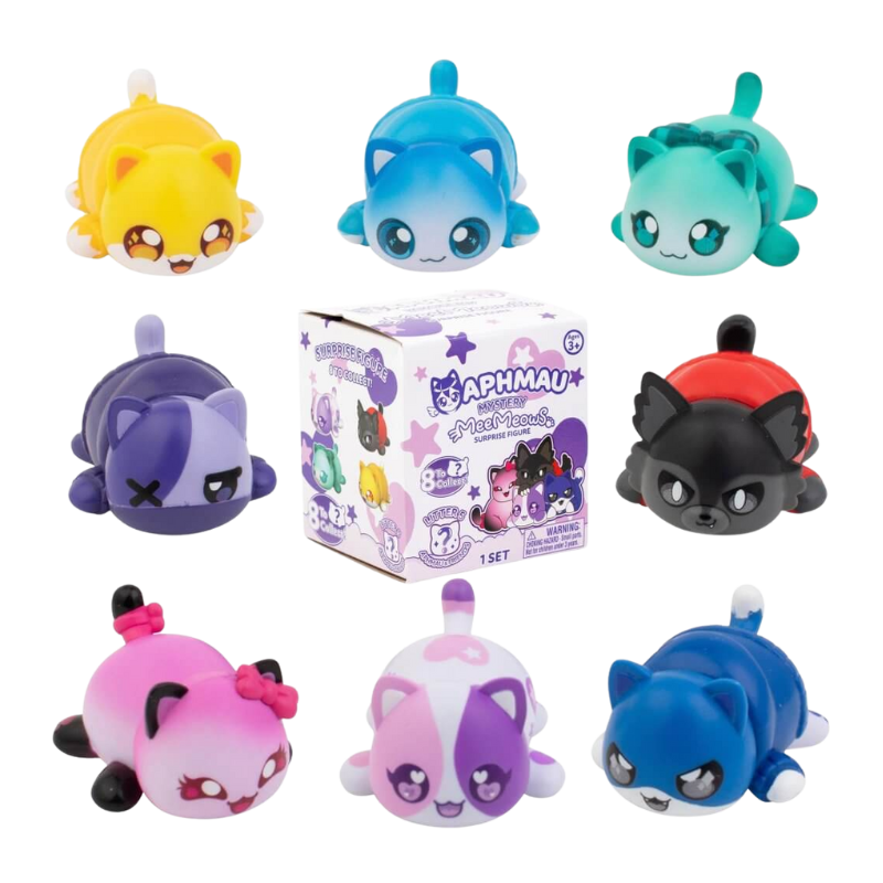 Aphmau MeeMeow Mystery Figures Lot de 6 - Série 4; Chaîne de Gaming Aphmau MeeMeow Mystery Figures Lot de 6 - Série 4; Chaîne de Gaming