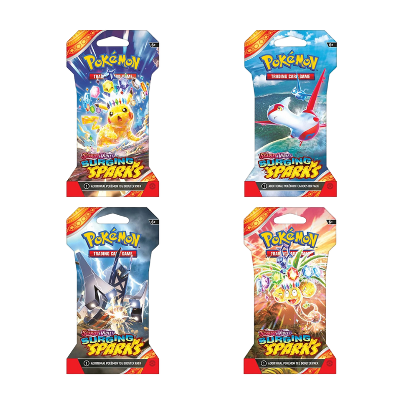 POKEMON TCG SV08 Surging Sparks Blister Pack | Click and Collectables
