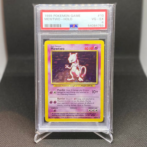 1999 Pokemon Mewtwo #10 PSA 4